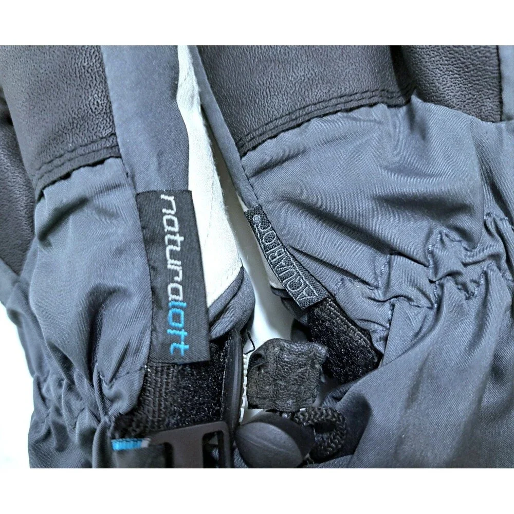 Gordini Women’s Duck Down Ski Gloves Size Medium Black Aqualoc Naturaloft